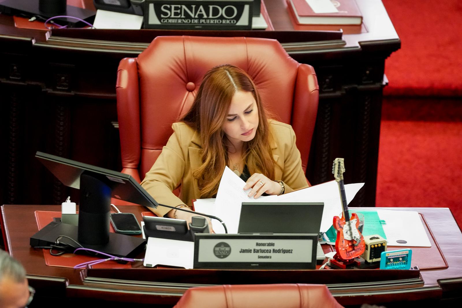 Imagen de Aprueban medidas sobre seguridad de paramédicos, adultos mayores y propiedades en desuso de la senadora Jamie Barlucea
